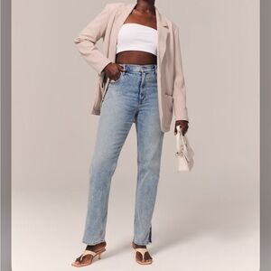 Abercrombie 90s Straight ultra high rise